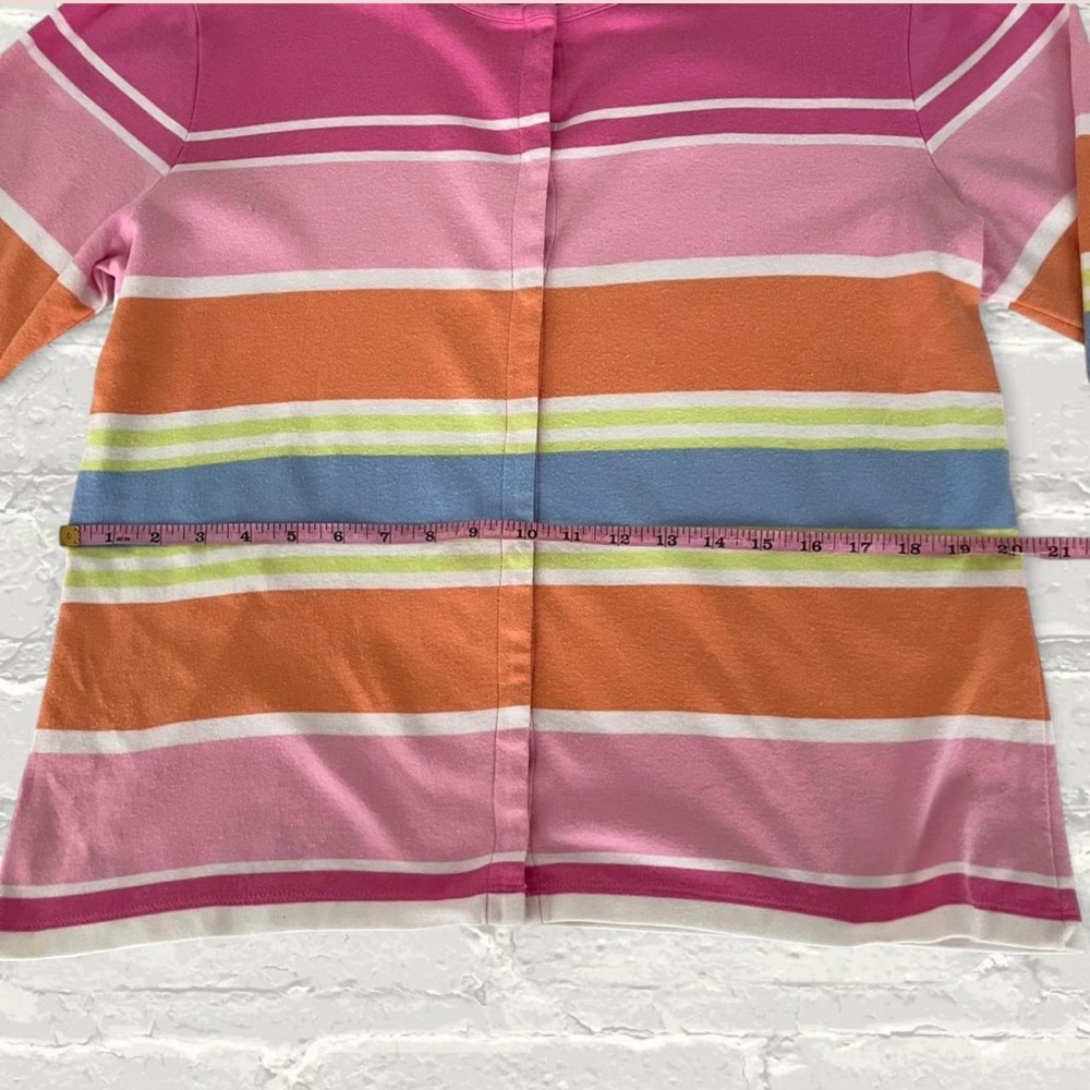 Liz Claiborne Colorful Cardigan - Picture 2 of 4